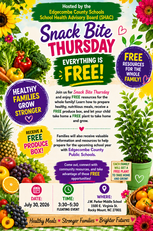 Snack Bite Thursday.  Everything is free