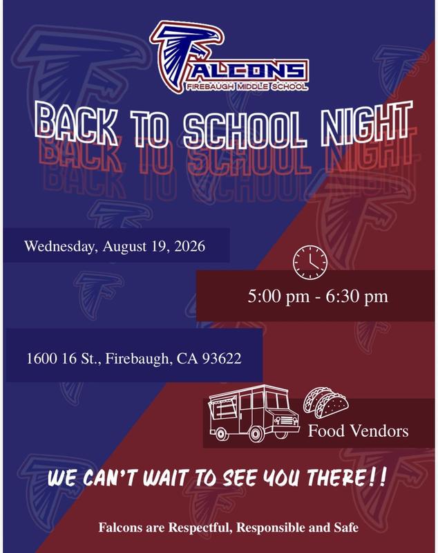 Back to school night flyer