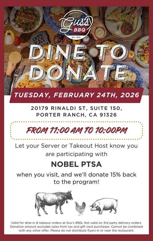 PTSA Dine out at Gus's BBQ February 24th Featured Photo