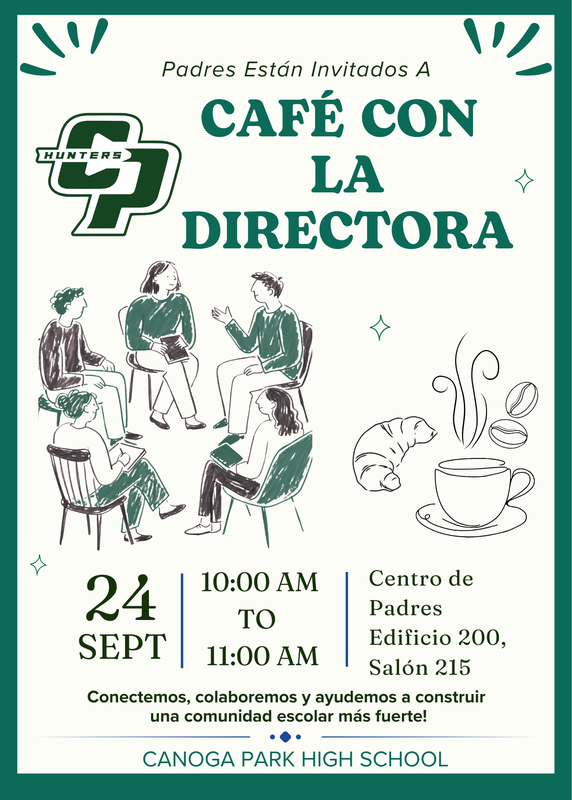 Coffee with the Principal in spanish
