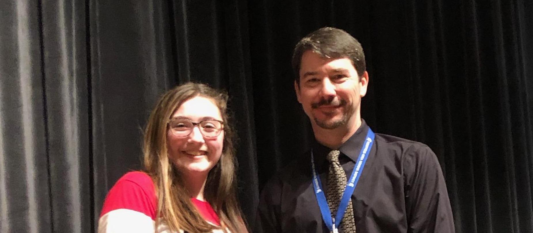 Spelling Bee Winner with Principal