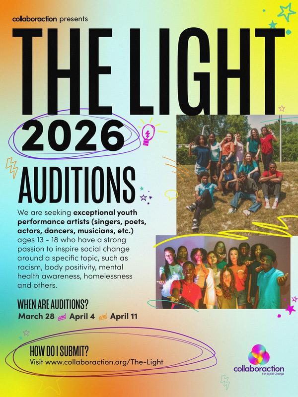 Announcing the 2026 Light auditions with Collaboraction! Featured Photo