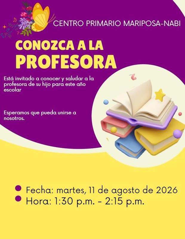 Conozca a su Maestra