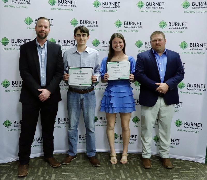 Congratulations to Journey Denton and Blake Feldt, BHS Students of the Month! Featured Photo