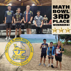 Math Bowl flyer