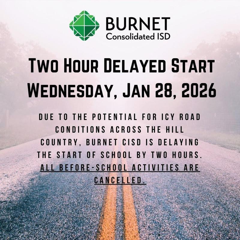 Two-Hour Delayed Start - Wednesday, January 28, 2026 Featured Photo