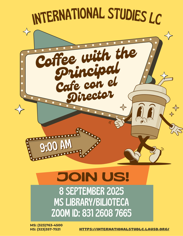 Coffee with the Principal Flyer