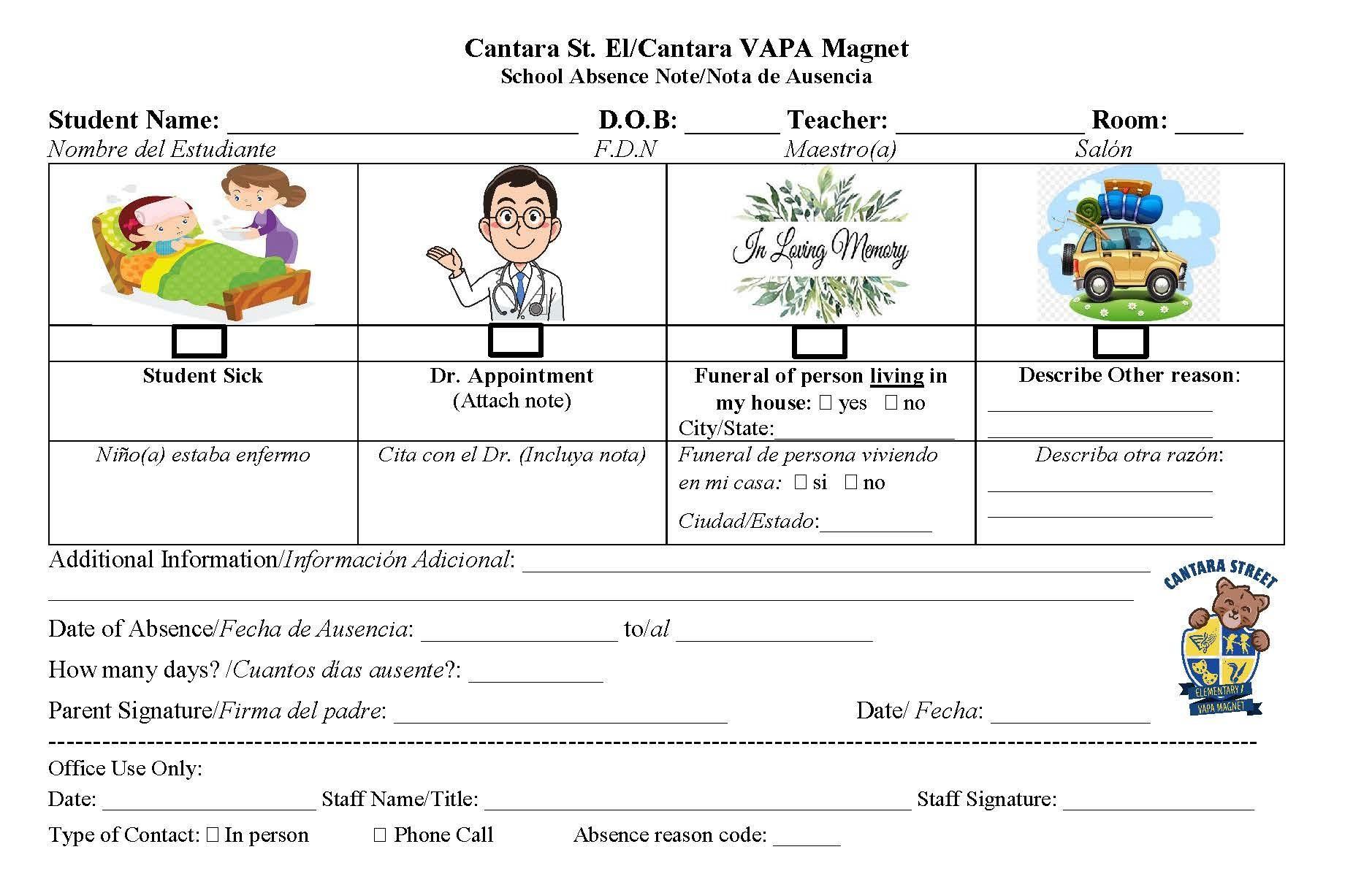 Attendance – Family Resources – Cantara Street Elementary/VAPA Magnet