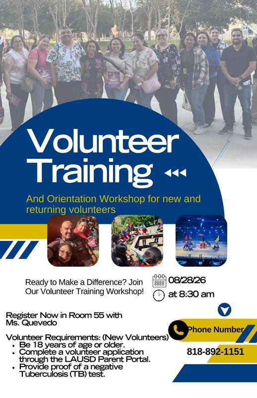 Volunteer Orientation (for new and returning) / Orientacion para Voluntarios (nuevos y renovados) Featured Photo