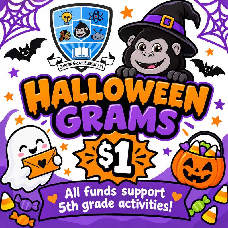 Halloween Grams Sale $1