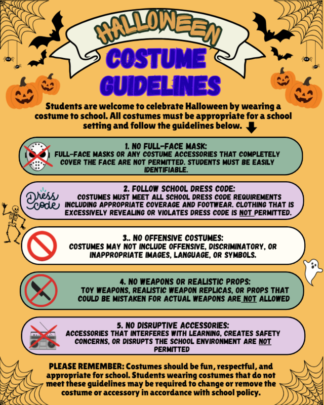 Halloween Costume Guidelines