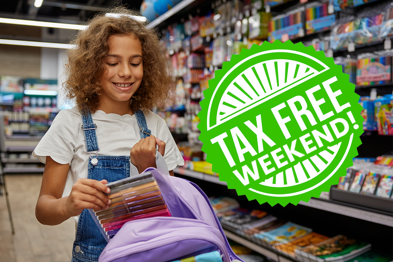 Tax-Free Weekend Promotional Image