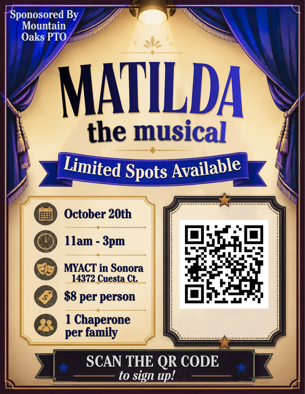 Matilda the musical Flyer