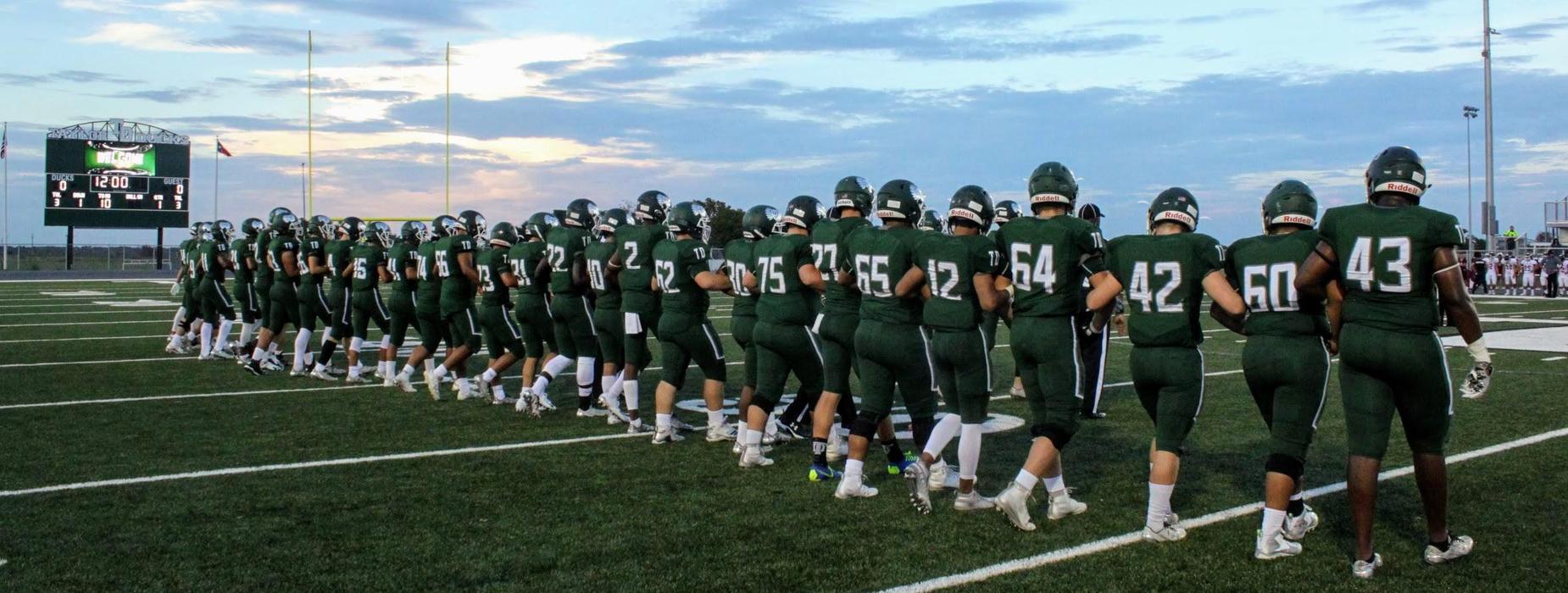 football sunset