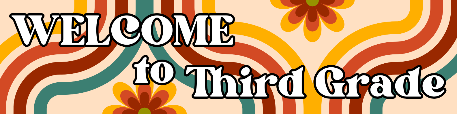 welcome to third grade banner