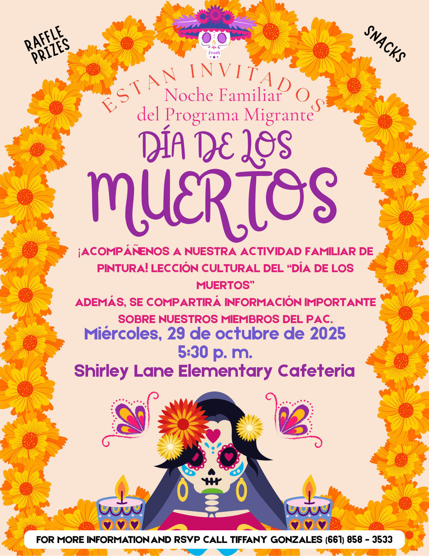 dia de los muertos flyer