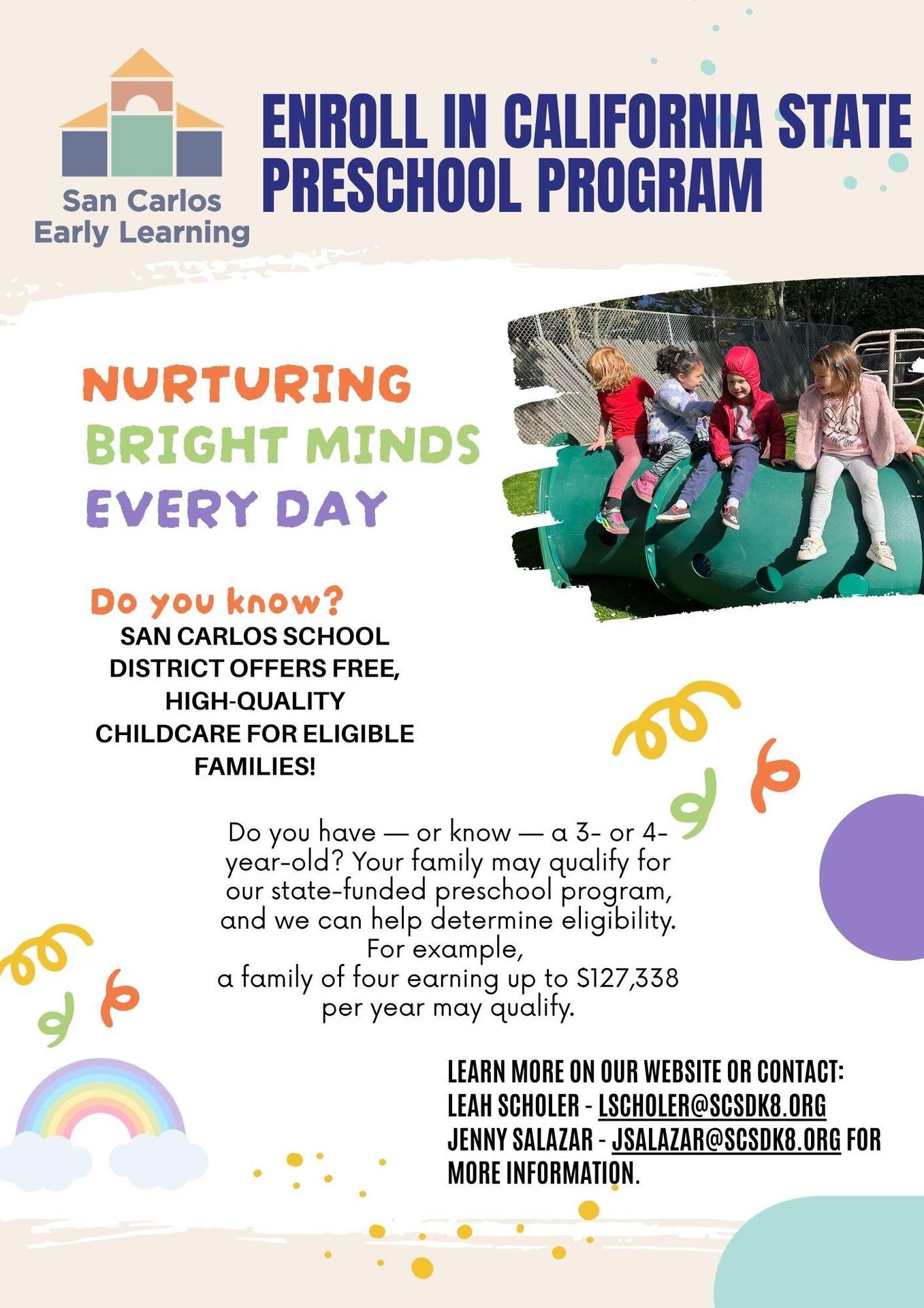 Preschool Flyer