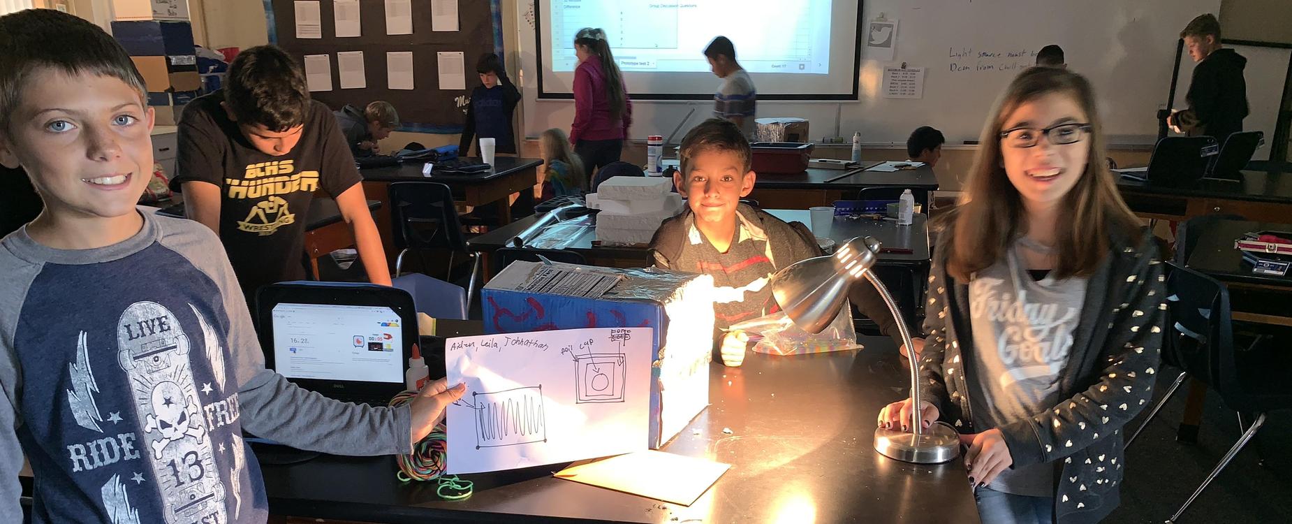 6th grade Chill Out Box project