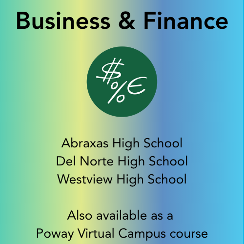 Poway Unified CTE Business and Finance Industry Sector