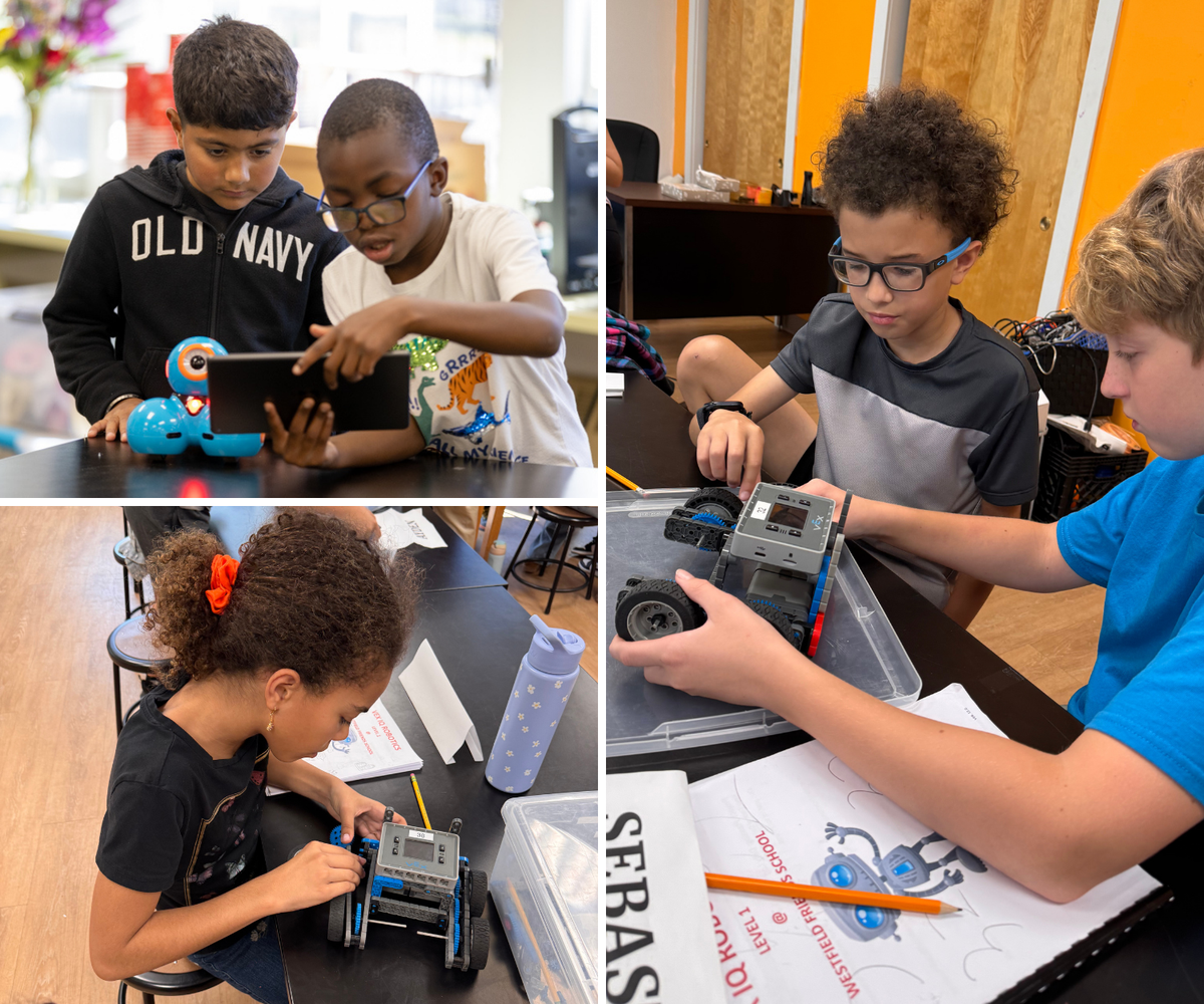 Dash robot. Coding. robotics. Collaboration