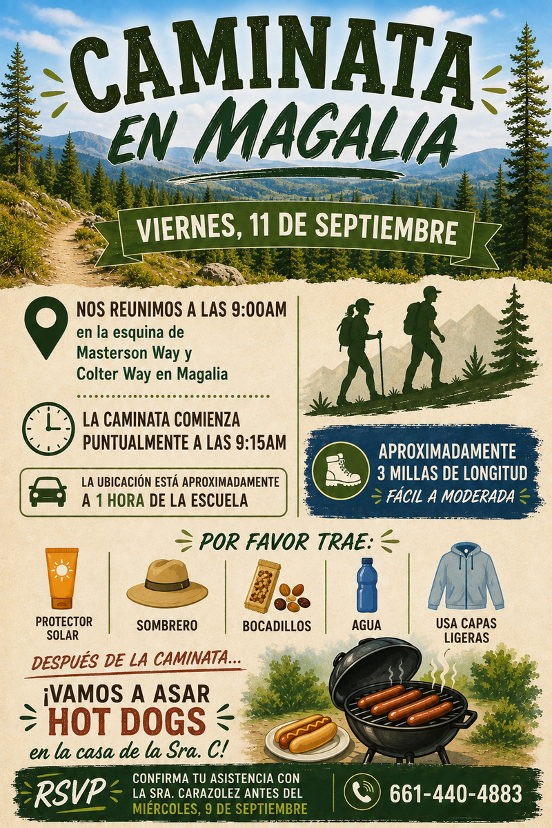 Caminata en Magalia