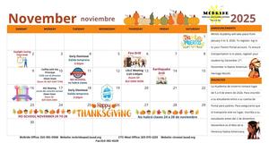 November calendar