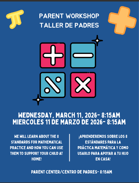 Math Parent Workshop Bilingual