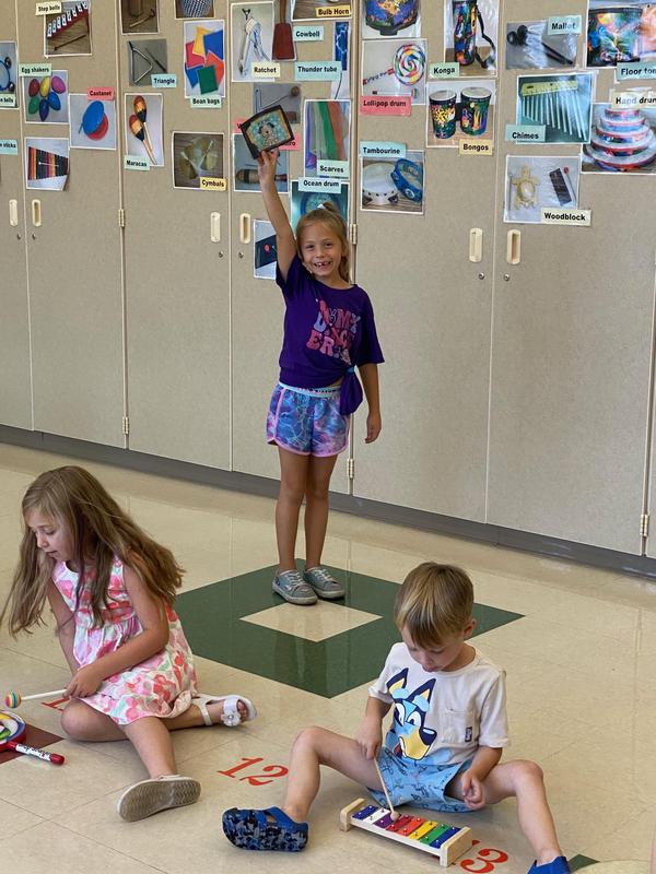 Learning and having fun in music class