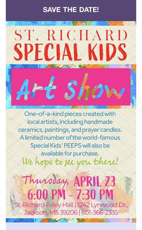 St. Richard Special Kids Art Show - April 23 Featured Photo