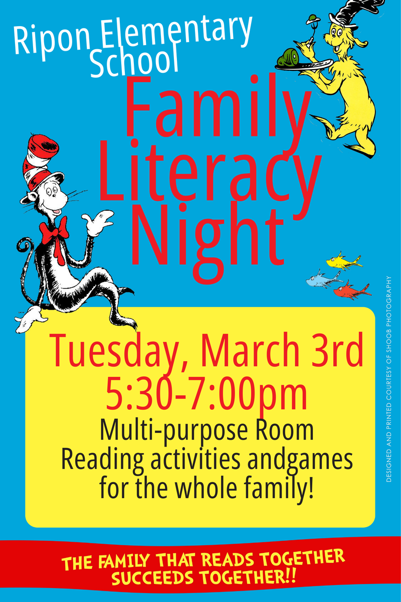 Literacy Night Flyer