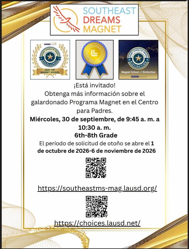 junta para padres sobre la aplicación de middle school