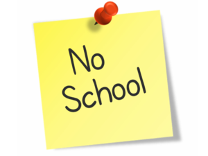 no school