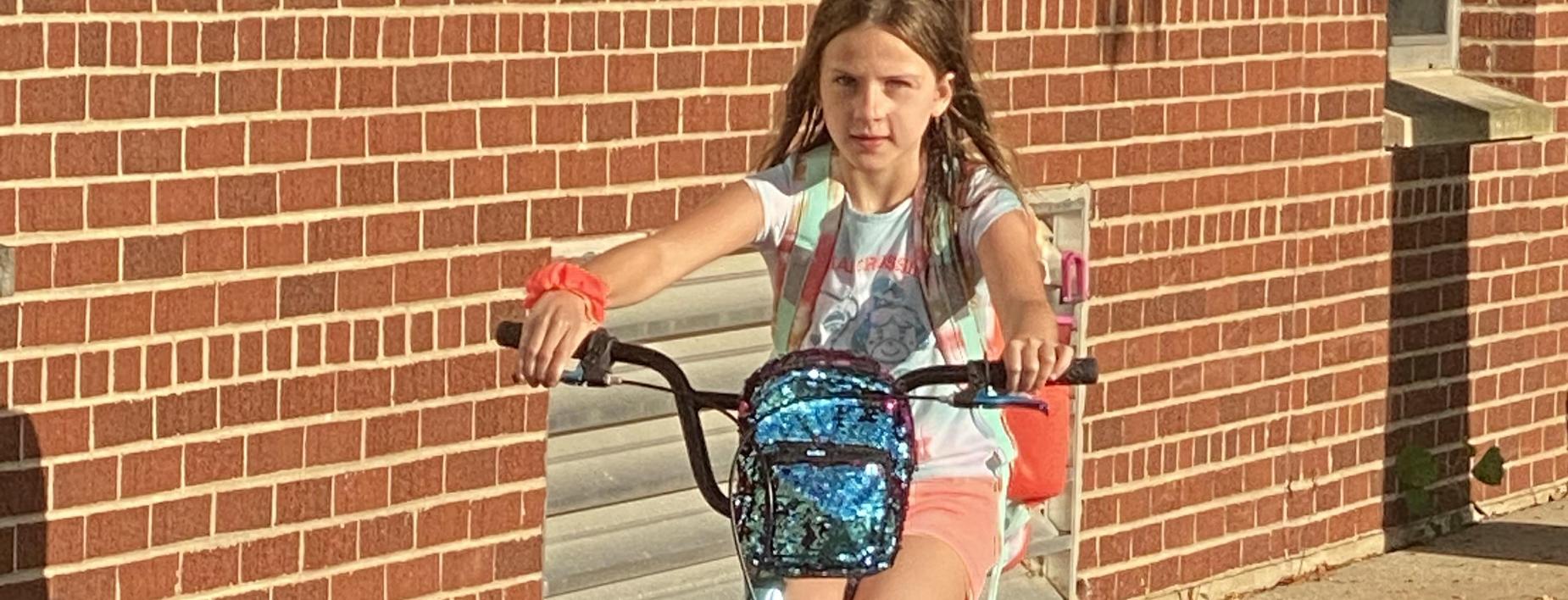 Biking to school