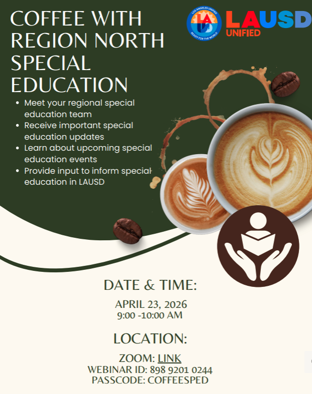 Coffee with Region North Special Ed