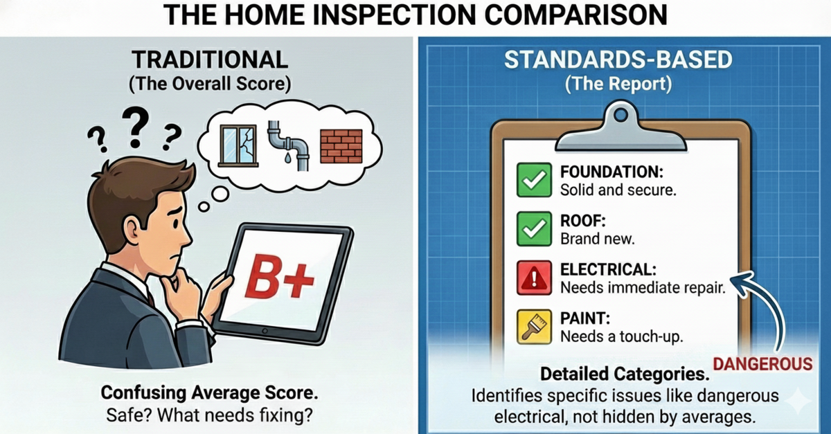 Home Inspection Example: Average score or detailed report