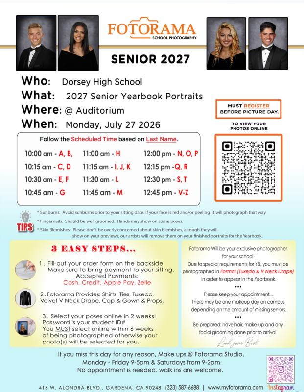 fotorama senior portraits flyer