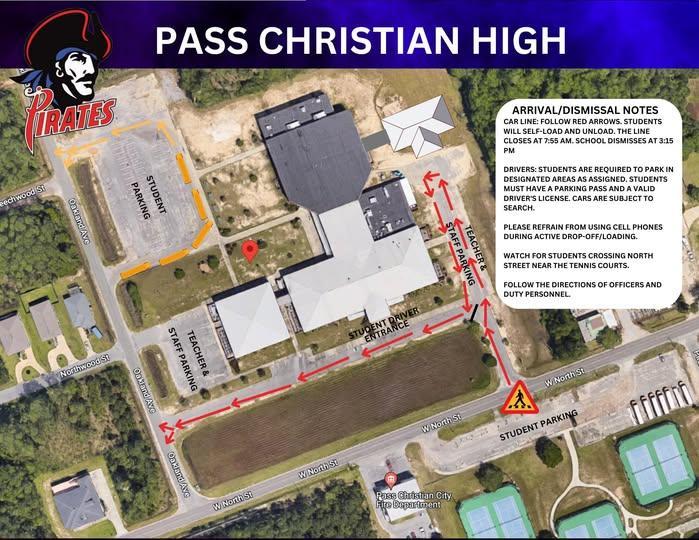 REMINDER: PCHS TRAFFIC FLOW
