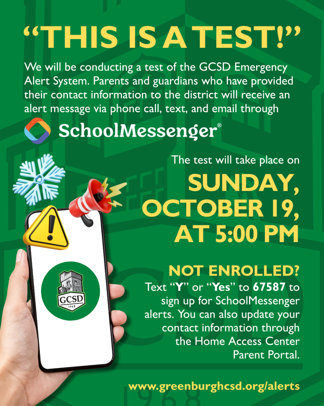 GCSD Emergency Alert System ENG
