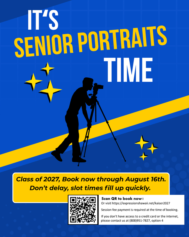 Senior Portraits flyer