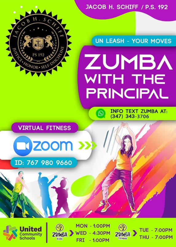 Zumba Flyer English