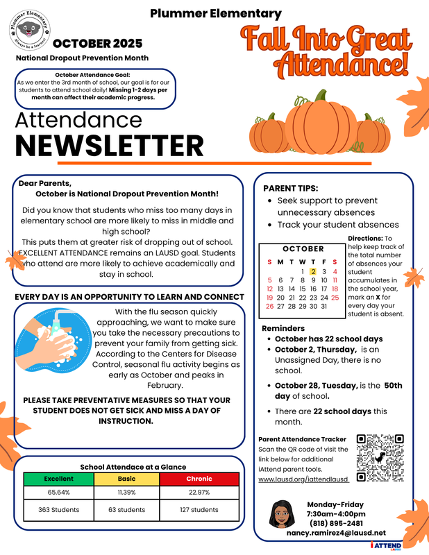 October 2025 | Attendance Newsletter Featured Photo