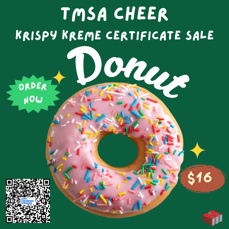 TMSA Cheer Krispy Kreme Fundraiser