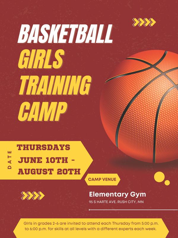 Girls basketball training  camp