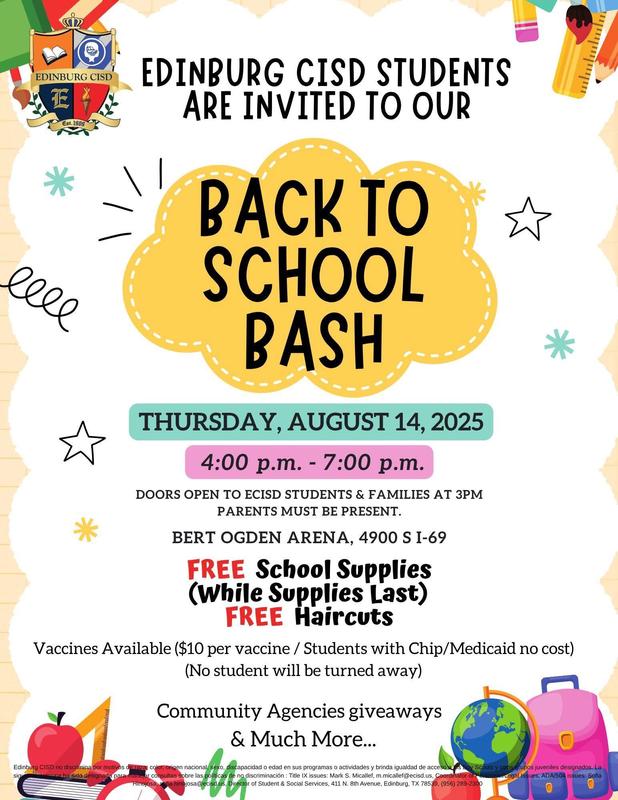 back to school bash