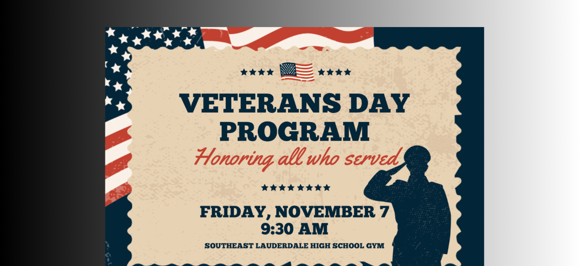 Veterans Day Program