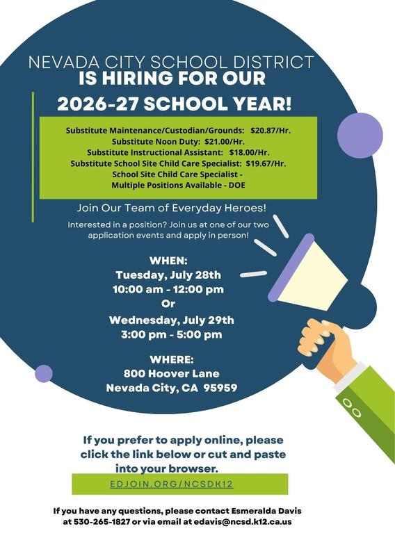 We are hiring flyer.