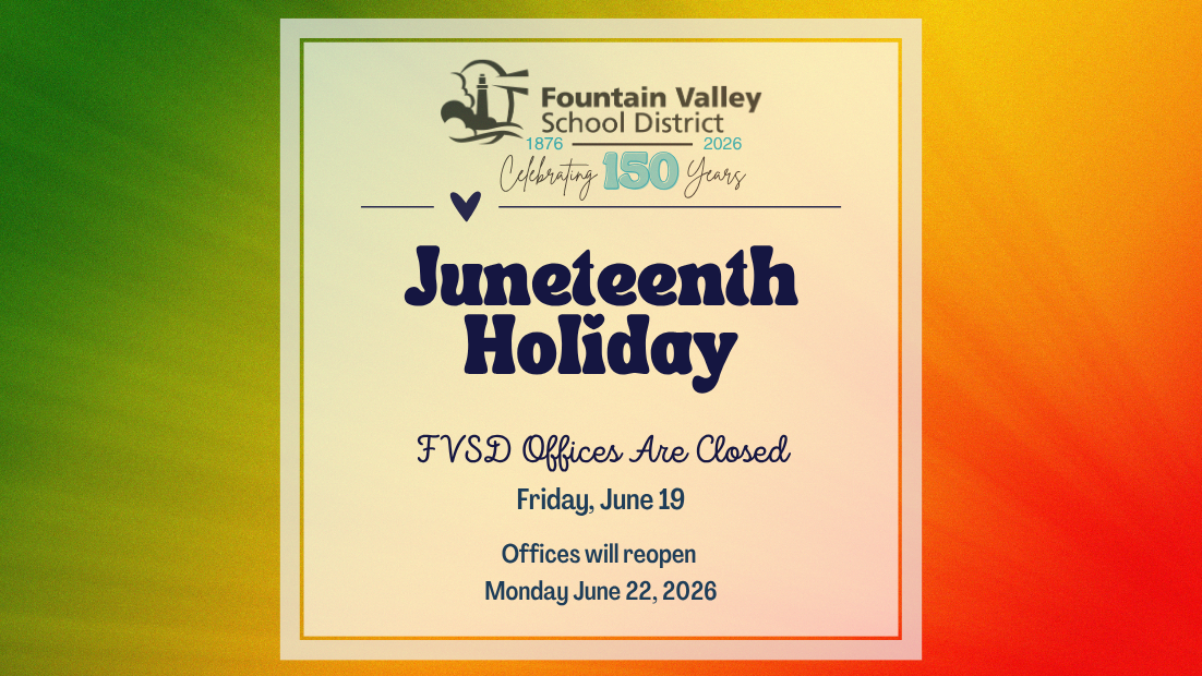 Juneteenth Holiday announcement with details about office closure.