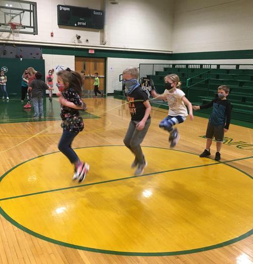 Jump rope for heart fun!