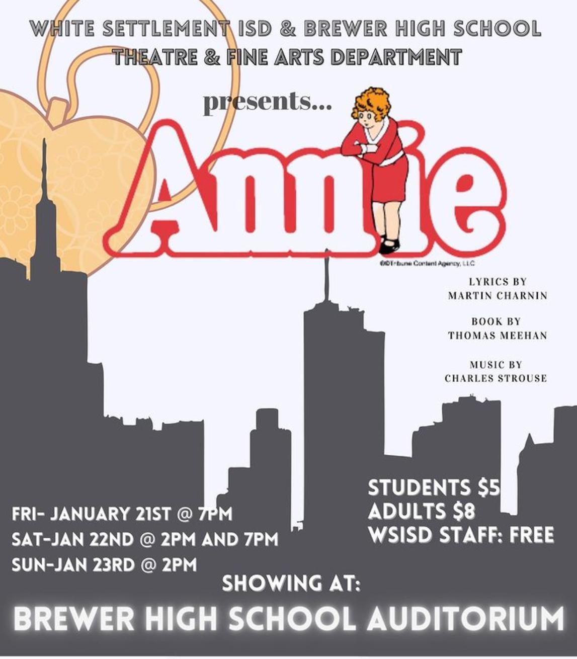Tickets Theatre Arts White Settlement ISD