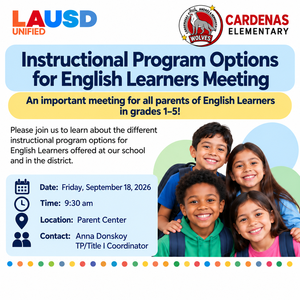 Program Options Meeting